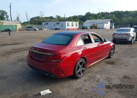 2017 Mercedes-Benz C 300 Sport 4Matic from USA, damaged, VIN 55SWF4KB4HU221868